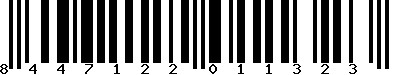 EAN-13 : 8447122011323