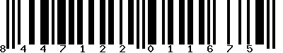 EAN-13 : 8447122011675