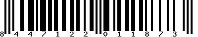 EAN-13 : 8447122011873