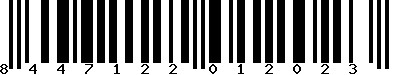 EAN-13 : 8447122012023