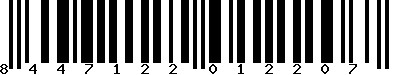EAN-13 : 8447122012207
