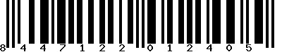 EAN-13 : 8447122012405