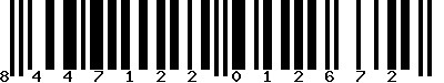 EAN-13 : 8447122012672