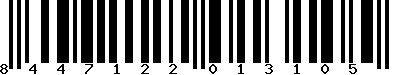 EAN-13 : 8447122013105