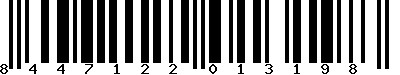 EAN-13 : 8447122013198