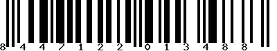 EAN-13 : 8447122013488
