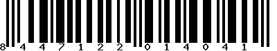 EAN-13 : 8447122014041