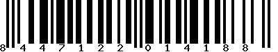 EAN-13 : 8447122014188