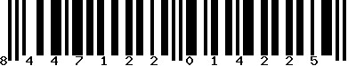 EAN-13 : 8447122014225