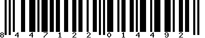 EAN-13 : 8447122014492
