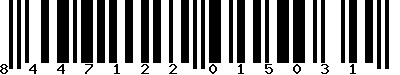 EAN-13 : 8447122015031