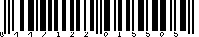 EAN-13 : 8447122015505