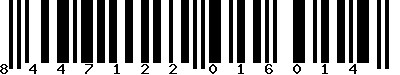 EAN-13 : 8447122016014