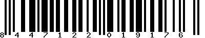 EAN-13 : 8447122019176