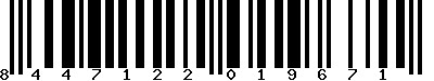 EAN-13 : 8447122019671