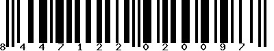 EAN-13 : 8447122020097