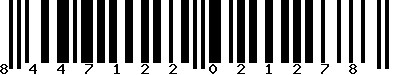 EAN-13 : 8447122021278