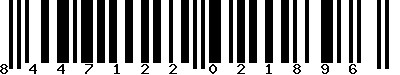 EAN-13 : 8447122021896
