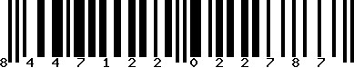 EAN-13 : 8447122022787