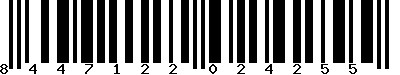 EAN-13 : 8447122024255