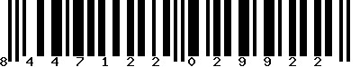 EAN-13 : 8447122029922