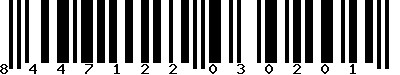 EAN-13 : 8447122030201
