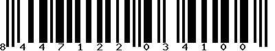 EAN-13 : 8447122034100