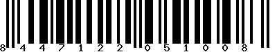EAN-13 : 8447122051008