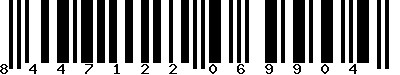 EAN-13 : 8447122069904