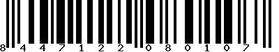 EAN-13 : 8447122080107