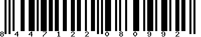 EAN-13 : 8447122080992