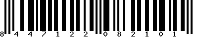 EAN-13 : 8447122082101