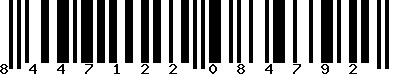 EAN-13 : 8447122084792