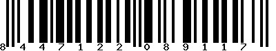 EAN-13 : 8447122089117