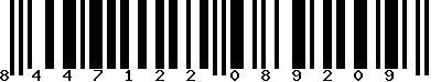 EAN-13 : 8447122089209