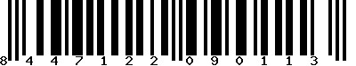 EAN-13 : 8447122090113