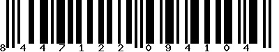 EAN-13 : 8447122094104