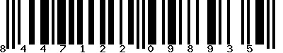 EAN-13 : 8447122098935