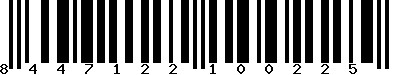 EAN-13 : 8447122100225