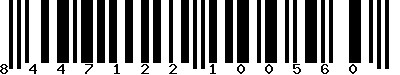 EAN-13 : 8447122100560