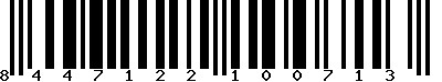 EAN-13 : 8447122100713