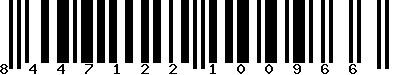 EAN-13 : 8447122100966