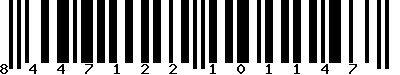EAN-13 : 8447122101147