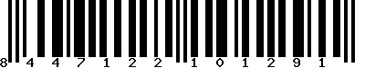 EAN-13 : 8447122101291