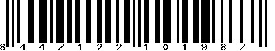 EAN-13 : 8447122101987