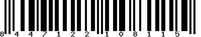 EAN-13 : 8447122108115