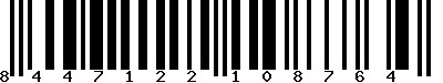 EAN-13 : 8447122108764