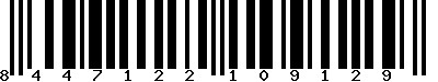 EAN-13 : 8447122109129