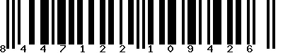 EAN-13 : 8447122109426