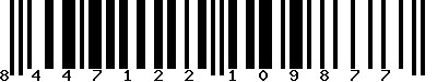 EAN-13 : 8447122109877